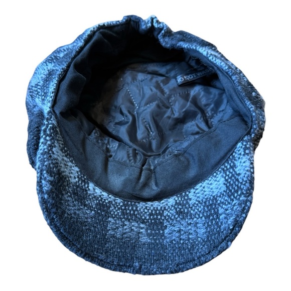 Magid Newsboy Cap Mod Style Hat Black/Gray Vintage Chic Style OSFM - Picture 5 of 8